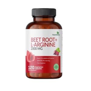 RAIZ DE REMOLACHA+ L-ARGININA 2000 MG, 120 Capsulas Vegetales