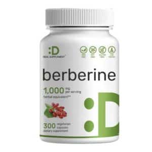 BERBERINA 1000 MG, 300 capsulas vegetarianas.