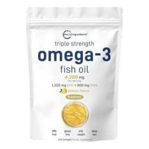 OMEGA 3 TRIPLE FUERZA 4200 Mg 240 capsulas blandas.