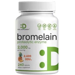 ENZIMAS DIGESTIVAS DE BROMELIA, 240 Capsulas.