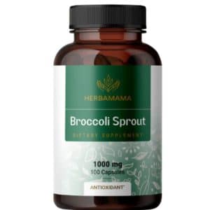BROTE DE BROCOLI ORGANICO, 1000Mg, 100 Capsulas.