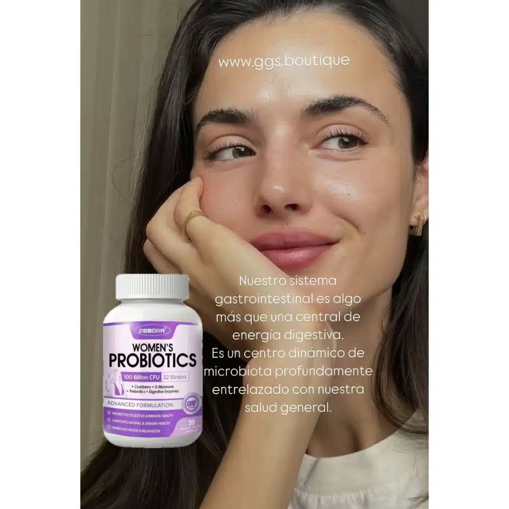 Probioticos Para Mujer 90 Capsulas Vegetales, 100 BILLONES CFU 32 CEPAS - Imagen 7