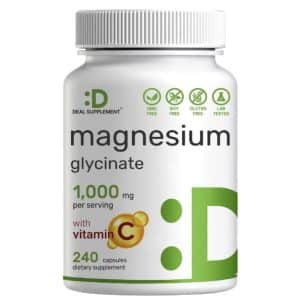 GLICINATO DE MAGNESIO, 1000 Mg, 240 Capsulas