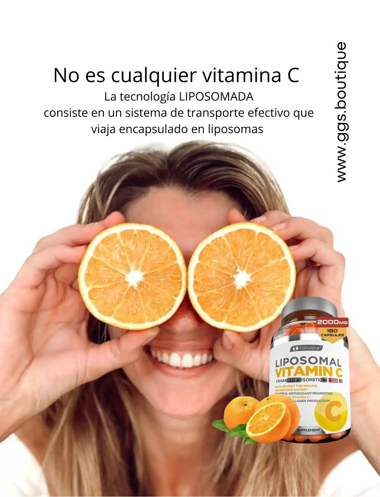VITAMINA C LIPOSOMA, 2000 MG, 180 Capsulas - Imagen 10