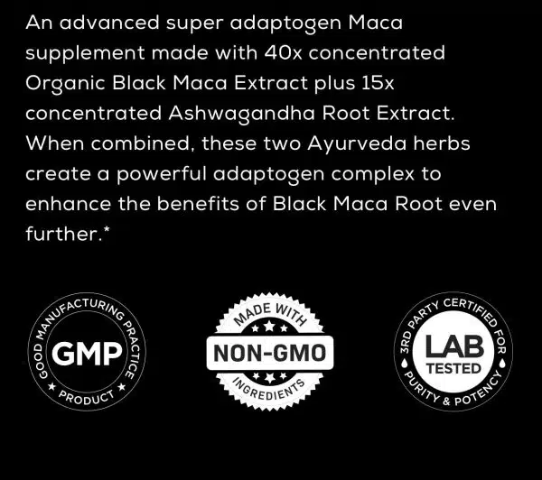 ORGÁNICA MACA Y ASHWAGANDHA EXTRA FUERTE 60 Capsulas - Imagen 6