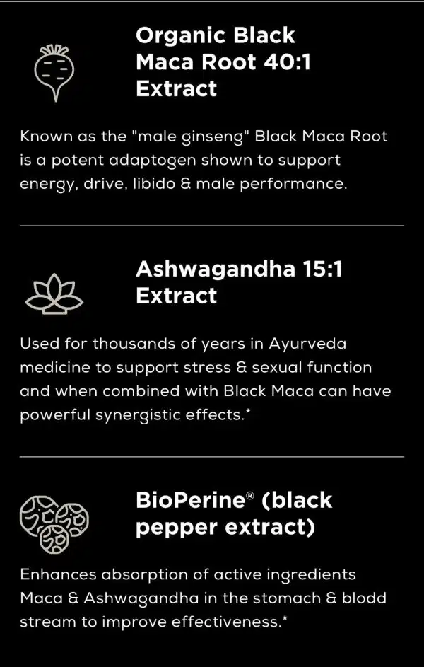 ORGÁNICA MACA Y ASHWAGANDHA EXTRA FUERTE 60 Capsulas - Imagen 11