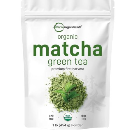 TE VERDE MATCHA ORGANICO EN POLVO, 1 LIBRA