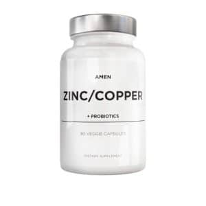 ZINC Y COBRE + PROBIOTICOS, 90 Capsulas Vegetales