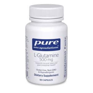 L-GLUTAMINA 500 mg, 90 CAPSULAS