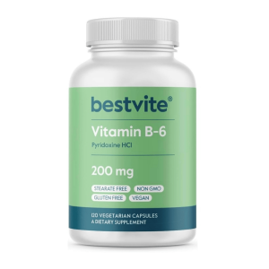 VITAMINA B6, 200Mg, 120 Capsulas