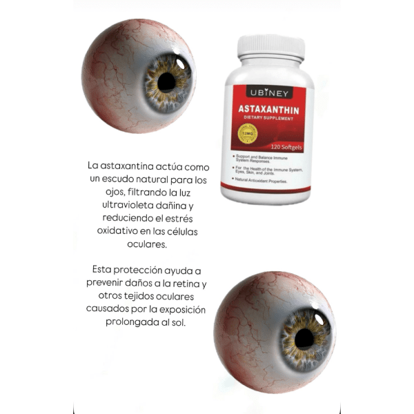 ASTAXANTINA 12Mg, 120 Capsulas - Imagen 14