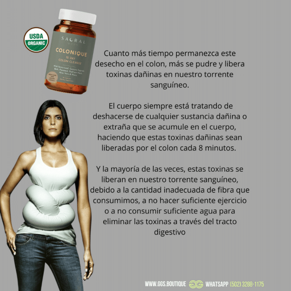 SOPORTE DIGESTIVO PARA LIMPIEZA DE COLON, 30 Capsulas - Imagen 14