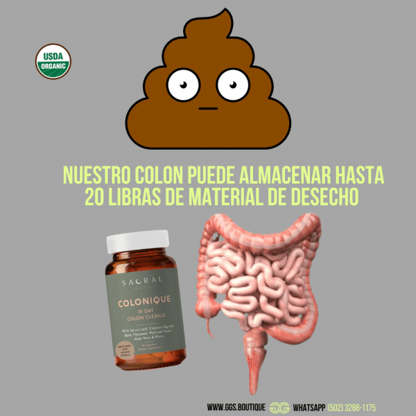 SOPORTE DIGESTIVO PARA LIMPIEZA DE COLON, 30 Capsulas - Imagen 12