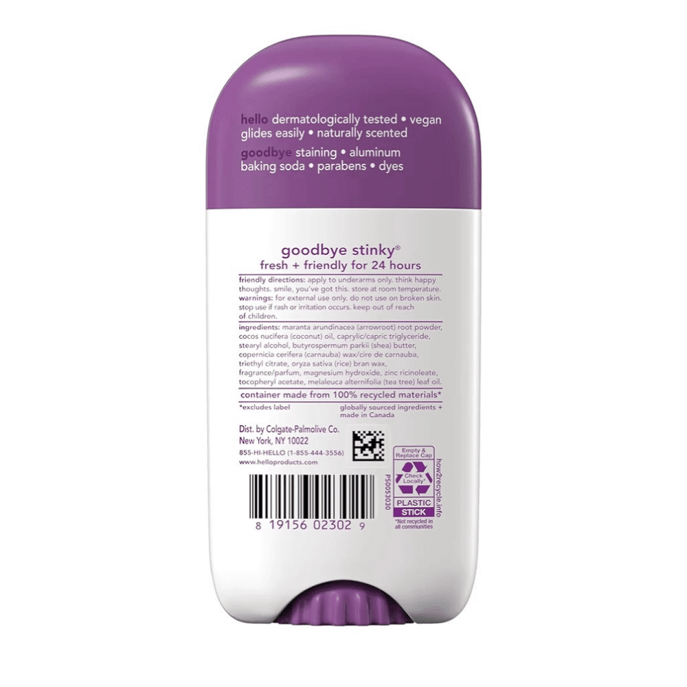 DESODORANTE SIN ALUMINIO VAINILLA LAVANDA – BARRA 2.6 oz - Imagen 6
