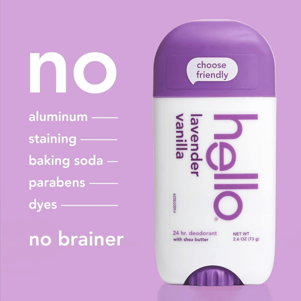 DESODORANTE SIN ALUMINIO VAINILLA LAVANDA – BARRA 2.6 oz - Imagen 2