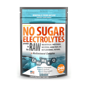 MEZCLA De ELECTROLITOS SIN SABOR, 240 PORCIONES