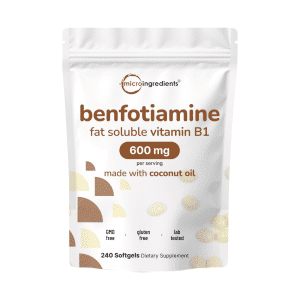 VITAMINA B1 BENFOTIAMINA 600 mg, 240 Capsulas
