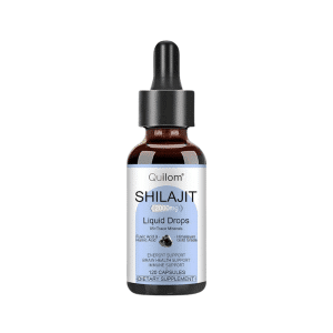 SHILAJIT SUPLEMENTO LIQUIDO ORGANICO DE RESINA, 2000 Mg, 2 Fl/Oz 60 Ml