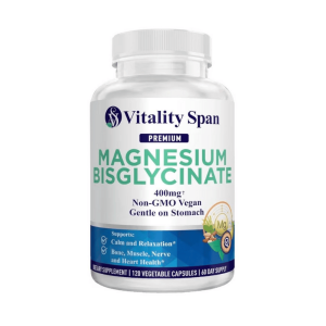 BISGLICINATO DE MAGNESIO 400 MG, 120 Capsulas