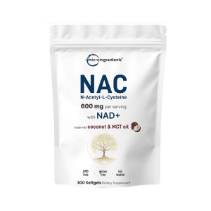 NAC 600 MG CON NAD+, 300 Capsulas