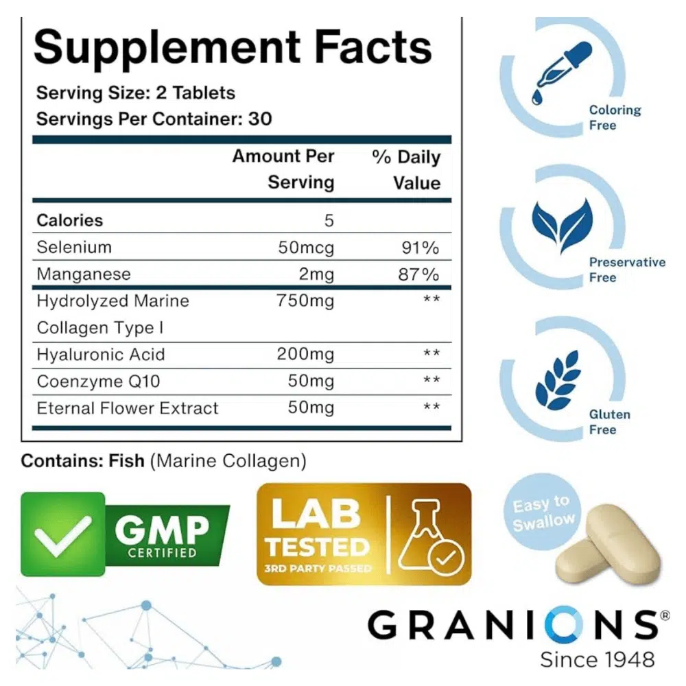 COLAGENO MARINO, 60 TABLETAS - Imagen 9