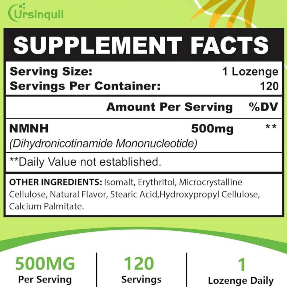 NMNH 500 mg, 120 Capsulas - Imagen 8