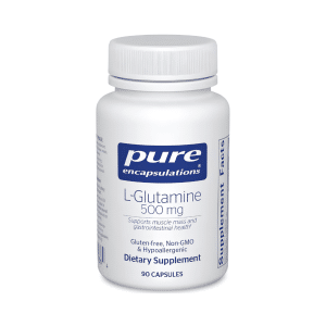 L-GLUTAMINA 500 mg, 90 CAPSULAS