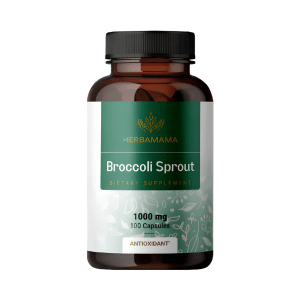 BROTE DE BROCOLI ORGANICO 1000 Mg, 100 Capsulas