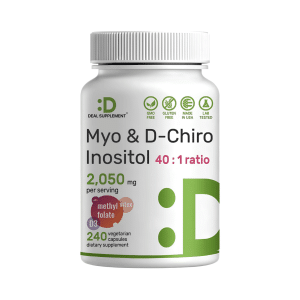 MYO & D-CHIRO INOSITOL 2050 mg 240 capsulas vegetarianas
