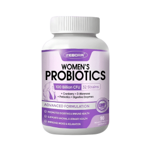 Probioticos Para Mujer, 100 BILLONES CFU 32 CEPAS, 90 Capsulas Vegetales