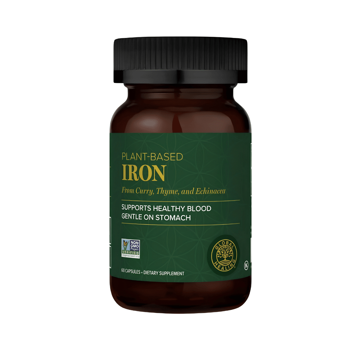 HIERRO ORGANICO DE ORIGEN VEGETAL, 60 Capsulas