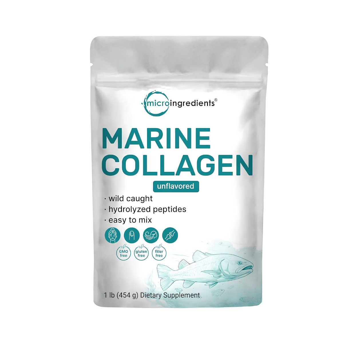 PEPTIDOS DE COLAGENO MARINO, 1 lb.