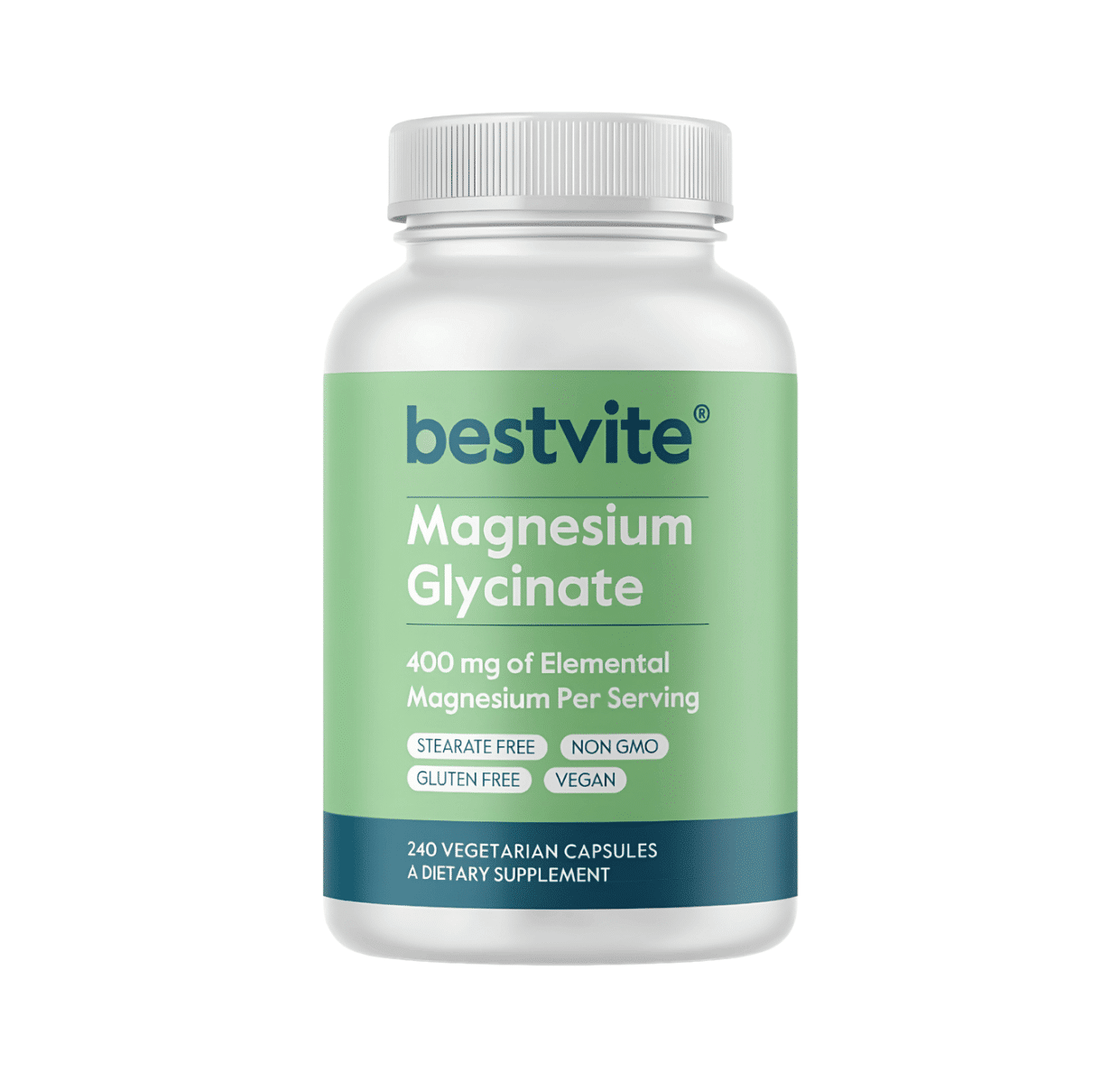 GLICINATO DE MAGNESIO 400Mg, 240 Capsulas