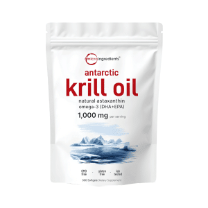 ACEITE DE KRILL ANTARTICO 1000 mg, 300 Capsulas