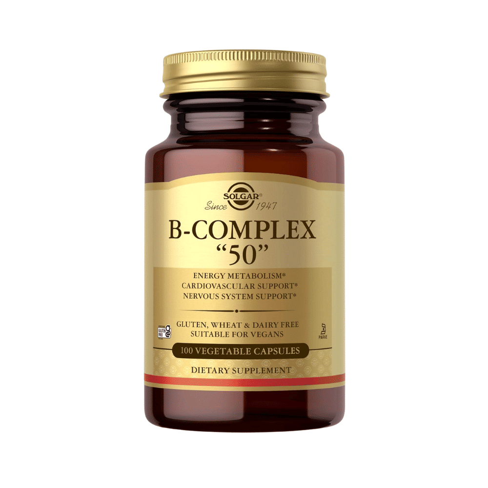 SOLGAR B-COMPLEX 50, 100 Capsulas