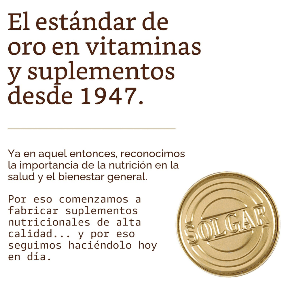 SOLGAR B-COMPLEX 50, 100 Capsulas - Imagen 5