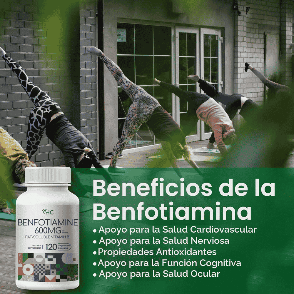 BENFOTIAMINA 600 MG, 120 Capsulas - Imagen 4