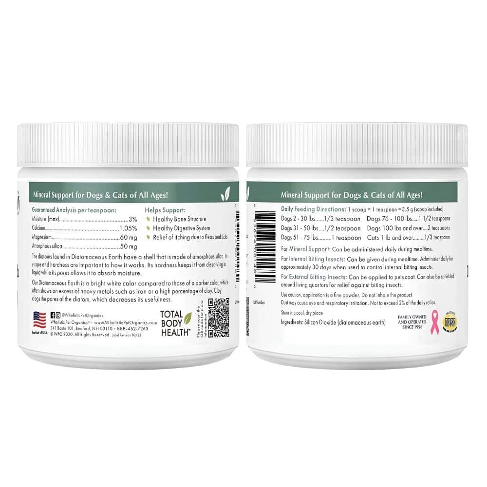 TIERRA DE DIATOMEAS PARA PERROS Y GATOS, 4 Oz - Imagen 10