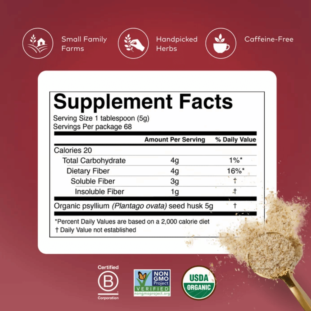 PSYLLIUM POLVO DE HIERBAS, 12 Oz - Imagen 7