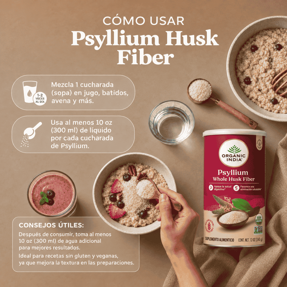 PSYLLIUM POLVO DE HIERBAS, 12 Oz - Imagen 6