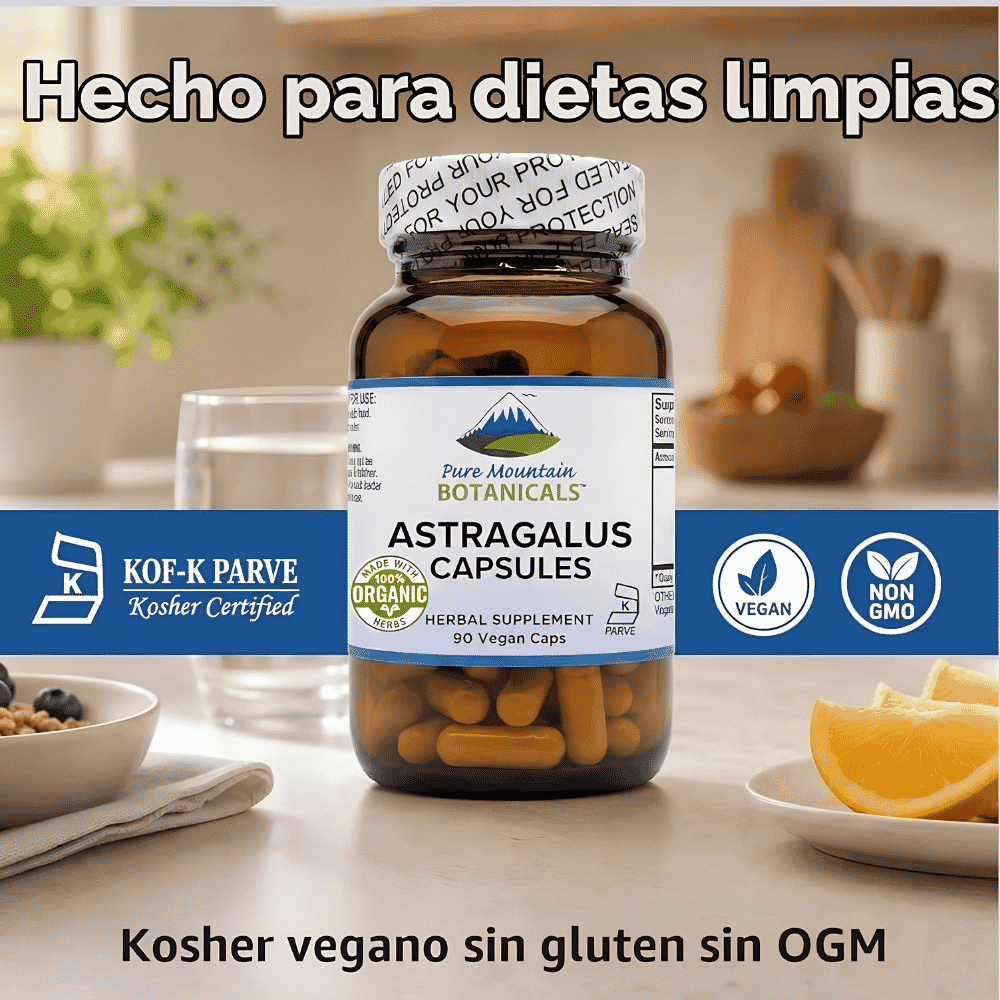 RAIZ DE ASTRAGALO, 470 MG, 90 Capsulas - Imagen 5