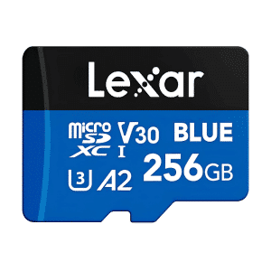 LEXAR MICROSDXC 256 GB AZUL PACK DE 2 CON ADAPTADOR SD