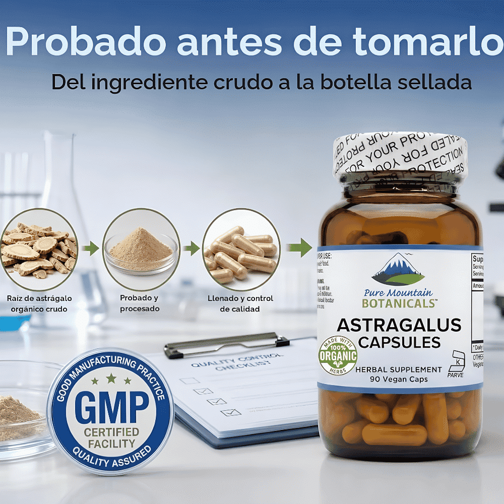 RAIZ DE ASTRAGALO, 470 MG, 90 Capsulas - Imagen 4