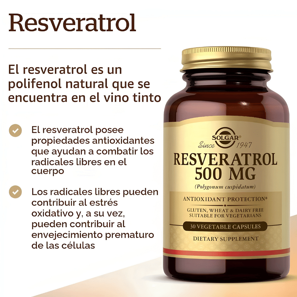 RESVERATROL 500 MG, 30 Capsulas - Imagen 5